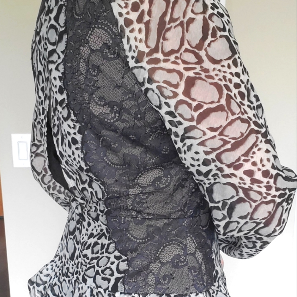 ๐ 2X HOST PICK ๐ BCBG MaxAzria Silk Party Dress - Picture 4 of 15
